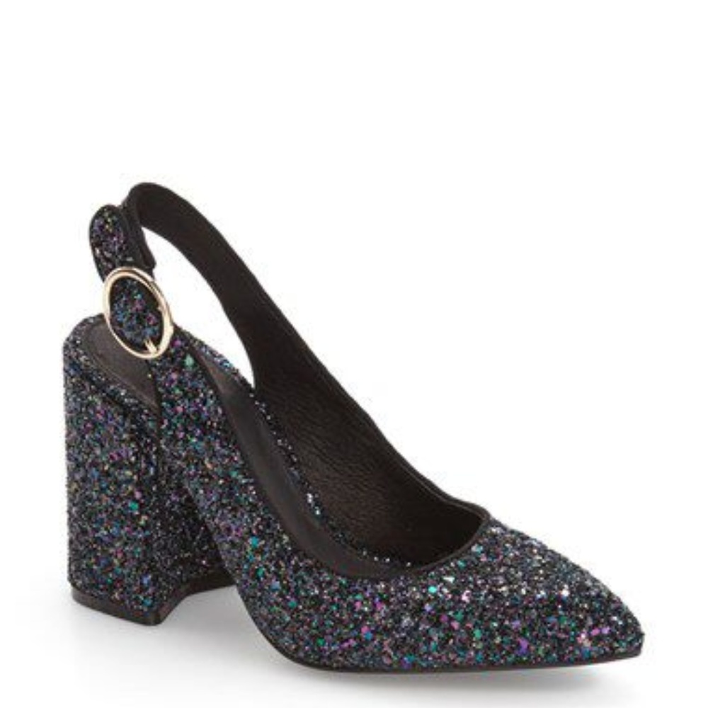 Shellys London Chester D'orsay Block Heel (W 7.5)